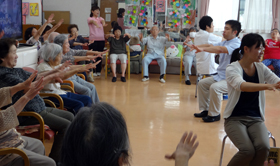 リハビリ体操の様子